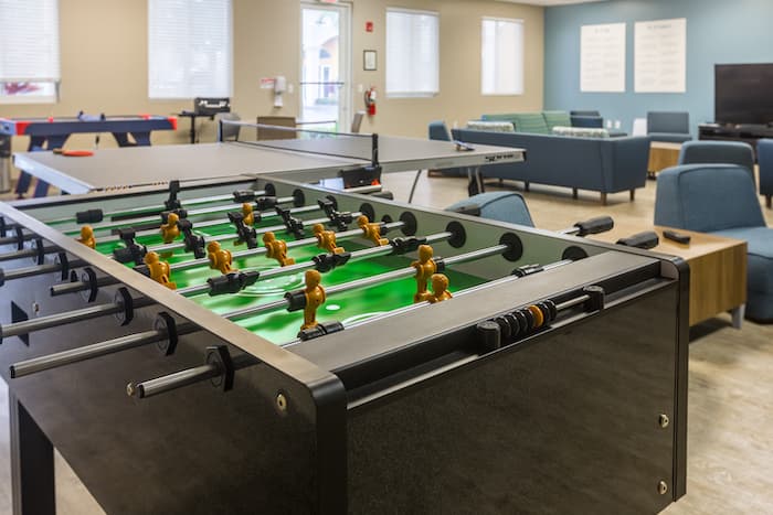 Game Table for Patients at Recovery First