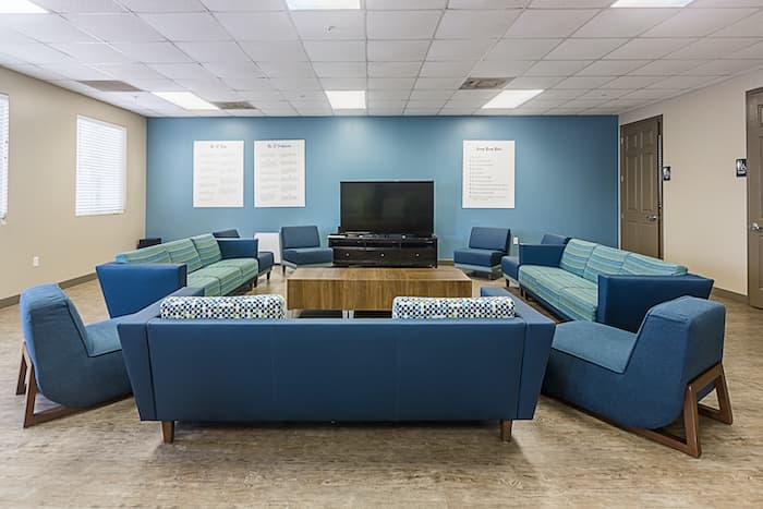 Patient Lounge Room at Drug and Alcohol Rehab