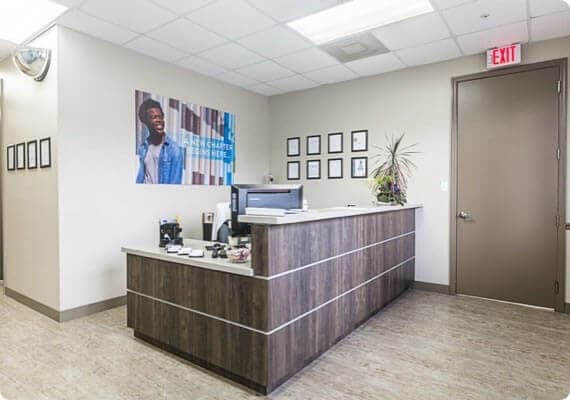 front desk of recovery first rehab in florida
